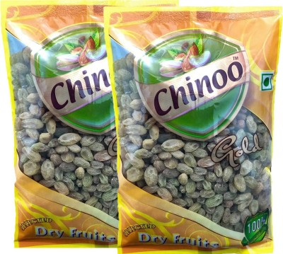 

Chinoo Green Raisin/Kishmish 250g (2 Packs of 250g Each) Raisins(500 g, Pouch)