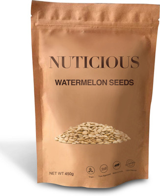 FITJARS watermelon seeds Raw-450Gm Watermelon(450 g, Pouch)
