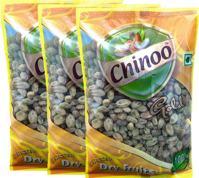 

Chinoo Green Raisin/Kishmish 250g (3 Packs of 250g Each) Raisins(750 g, Pouch)