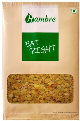 

Hambre Raisin Golden, Kishmish 500g Raisins(500 g, Pouch)