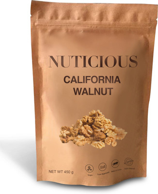 

FITJARS California Walnut Raw-450Gm Walnuts(450 g, Pouch)