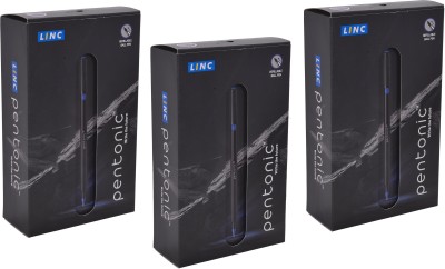 Pentonic 0.7mm Red,Blue,Black Ball Pen(Pack of 60, Ink Color - Multicolor)