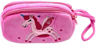 

WAMA RETAILS UNICORN SOFT POUCH SOFT POUCH Art Polyester Pencil Box(Set of 1, Multicolor)