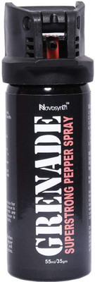 

Novosynth Novosynth GRENADE Super Strong Pepper Spray for Self Defense Range up to-15 Feet With Safety Cap Pepper Fogger Spray