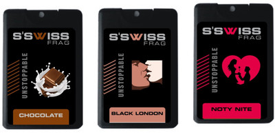 

S'SWISS CHOCOLATE AND BLACK LONDON AND NOTY NITE COMBO POCKET PERFUME Perfume - 20 ml(For Men & Women)