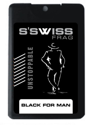 

S'SWISS BLACK FOR MEN POCKET PERFUME Perfume - 20 ml(For Men & Women)