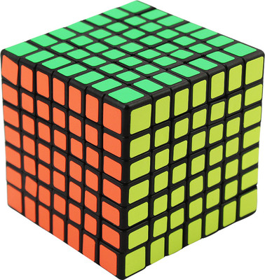

Miss & Chief 7*7*7 Magic Puzzle Cube Black Twist 7 Layers METRO TOY | Match Specific Magic Cube Experience New Rotation | Children Cube Learning Educational Toy(1 Pieces)