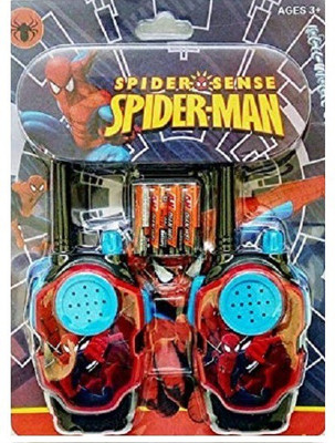 toyuniverse Spiderman theme Walkie Talkie Phone Toy For Little Spy Kids