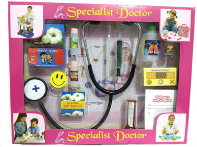 

Augustcollection Barbie Cinderalla Frozen Doctor role Play Set for Kids and Toddlers