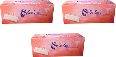 

SANSREE SAN_ Sanitary Pad(Pack of 18)