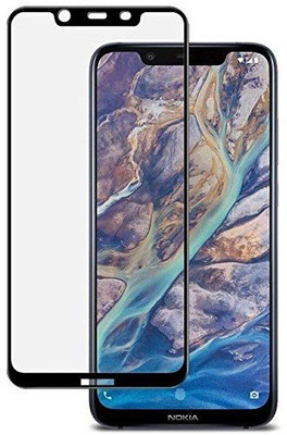 Bodoma Edge To Edge Tempered Glass for Nokia7.1(Pack of 1)
