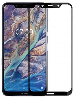 Bodoma Edge To Edge Tempered Glass for Nokia7.1(Pack of 1)