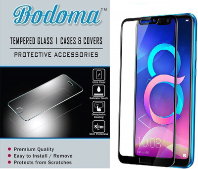Bodoma Edge To Edge Tempered Glass for Huawei Honor 8C(Pack of 1)