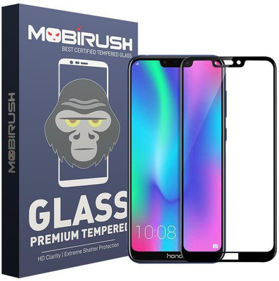 MOBIRUSH Edge To Edge Tempered Glass for Huawei Honor 8C(Pack of 1)