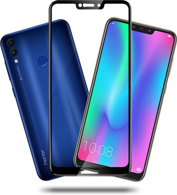DSCASE Edge To Edge Tempered Glass for HONOR 8C(Pack of 1)