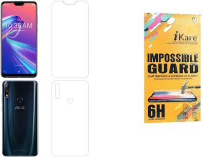 iKare Front and Back Screen Guard for Asus Zenfone Max Pro M2(Pack of 2)