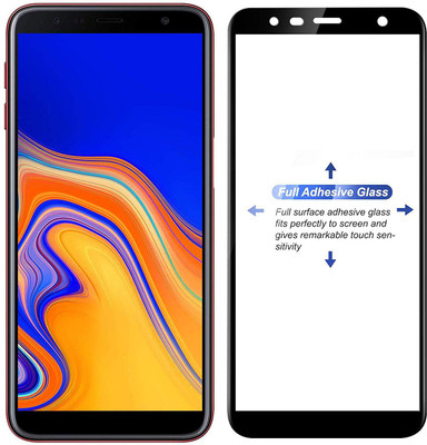 CASEJUNCTION Edge To Edge Tempered Glass for SAMSUNG GALAXY J4 PLUS(Pack of 1)