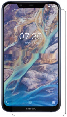 Bodoma Tempered Glass Guard for Nokia7.1(Pack of 1)