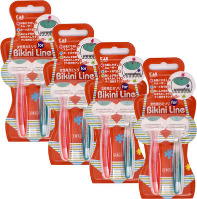 

Kai BIkini Line Razor for woman (Pack of 4)(Pack of 8)