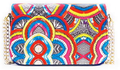 

CRAFTHUES Women Casual Multicolor Cotton Sling Bag