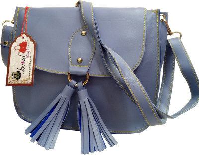 

Jovial Women Evening/Party, Formal, Casual Blue PU Shoulder Bag