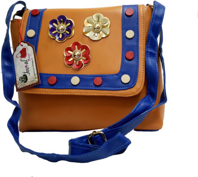 

Jovial Women Evening/Party, Casual, Formal Yellow PU Shoulder Bag