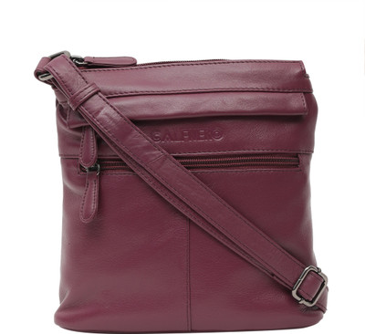 Calfnero Maroon Sling Bag LV-01-Brinjal