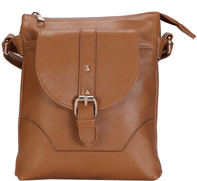 

Beau Design Women Casual Tan PU Sling Bag