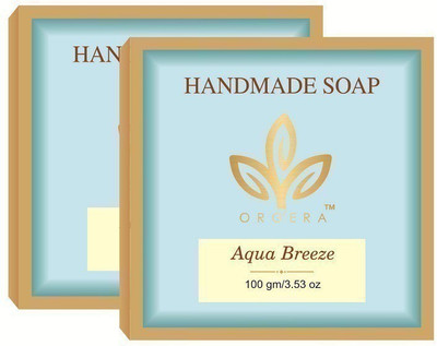 

Org'era Handmade Cream Soap Aqua Breeze(200 g, Pack of 2)