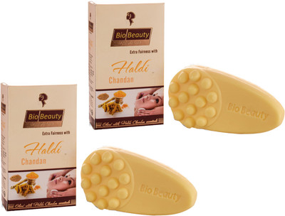 BioBeauty Extra Fairness With Haldi Chandan Fairness Soaps pack of 2(200 g, Pack of 2)
