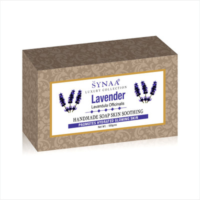 

Synaa Lavender Handmade Soap for Hydrated Glowing Skin, Enriched with Lavender Oil(Pack of 2)(200 g, Pack of 2)