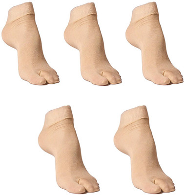 Nevy Women Solid Ankle Length(Pack of 5)