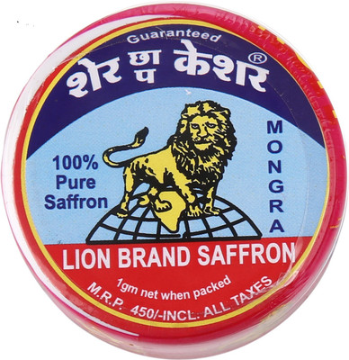 

Lion SAFFRON KASHMIRI MONGRA 100% PURE(5 x 1 g)