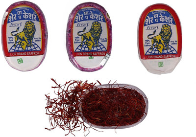 

Lion 100% PURE KASHMIRI SAFFRON GRADE A(3 x 1 g)