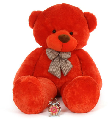 

TEDDYIA 5 Feet Stuffed Spongy Hugable Cute Teddy Bear Cuddles Soft Toy For Kids Birthday / Return Gifts/Valentine Day/Anniversary gift/ Girls Lovable Special Gift High Quality - 150.007 cm(Red)