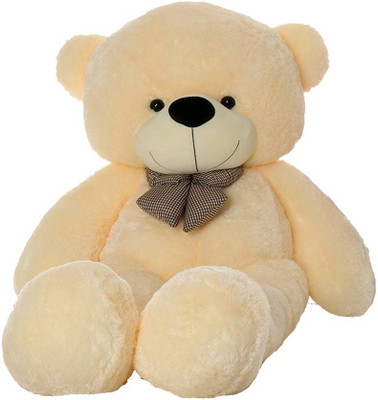 

TEDDYLANE 4 Feet Stuffed Spongy Hugable Cute Teddy Bear Cuddles Soft Toy For Kids Birthday / Return Gifts/Valentine Day/Anniversary gift/ Girls Lovable Special Gift High Quality - 120.009 cm(Beige)