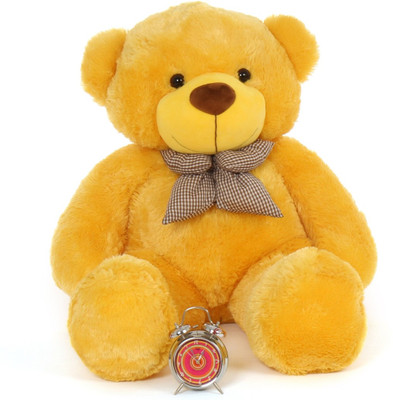 

TEDDYLANE 4 Feet Stuffed Spongy Hugable Cute Teddy Bear Cuddles Soft Toy For Kids Birthday / Return Gifts/Valentine Day/Anniversary gift/ Girls Lovable Special Gift High Quality - 120.017 cm(Yellow)