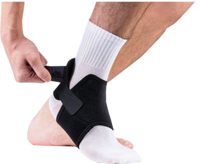 

kalopsia industries Core Ankle Adjustable Advanced Support Pad Brace Cap Sleeve Socks Wrap Straps Ankle Support (, Black, Multicolor