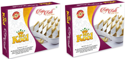 

Mr.Kool Pure Kaju Katli Kaju Barfi Indian Sweet Desert Made of Kaju(1 kg, Box)