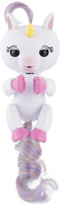 

Bestie Toys Present Fingerlings Baby Unicorn - (Multicolor with Rainbow Mane and Tail) - Interactive Baby Pet Finger Puppets