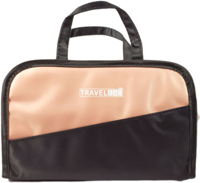

SB Surbhi multipurpose Cosmetic Makeup Toiletry Bag Organizer Pouch vanity Accessories Transparent Pouch Travel Toiletry Kit(Pink)