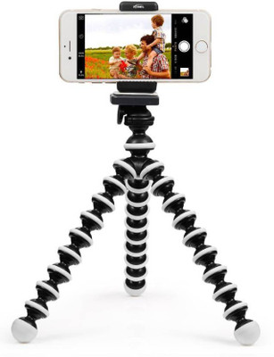 

Mozgo Mini Mobile Stand Tripod(White, Black, Supports Up to 500 g)