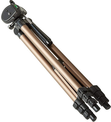 

Crystal Digital Golden 60-Inch Lightweight -3110 Portable Adjustable Aluminum Lightweight Camera Stand Tripod(Golden, Supports Up to 1300 g)