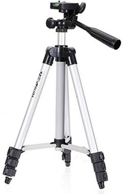 

Mozgo Tripod 3110 Portable Adjustable Stand Tripod(White, Black, Supports Up to 500 g)