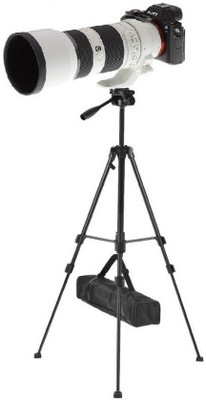 

FKU -3388 Professional with Flexible Bracket Tripod(Black, Supports Up to 3000 g)