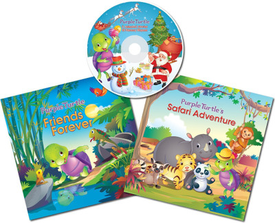 

Purple Turtle Stories and Rhymes For Kids (Books With CD) 1(DVD English)