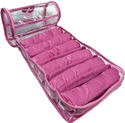 

SAROHI Multipurpouse satin 6 roll bangle Box vanity box Vanity Box(Multicolor)