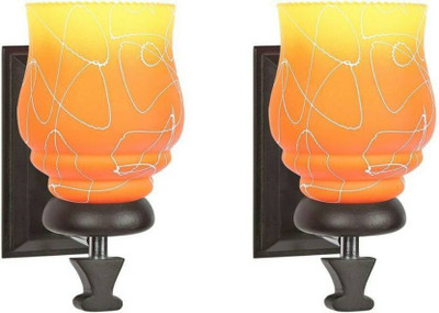 ZADLAXAR Uplight Wall Lamp Without Bulb(Pack of 2)
