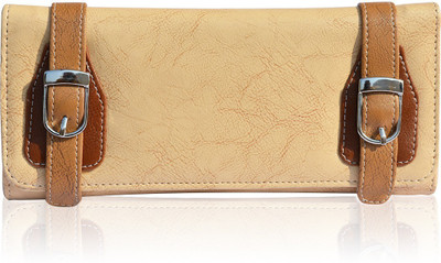 

minaar Women Casual Beige Artificial Leather Wallet(6 Card Slots)
