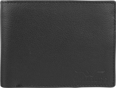 

WELHIDES Men Black Genuine Leather Wallet(7 Card Slots)